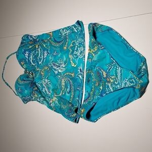 Lauren Ralph Lauren 2 Piece Bathing Suit Size 8
